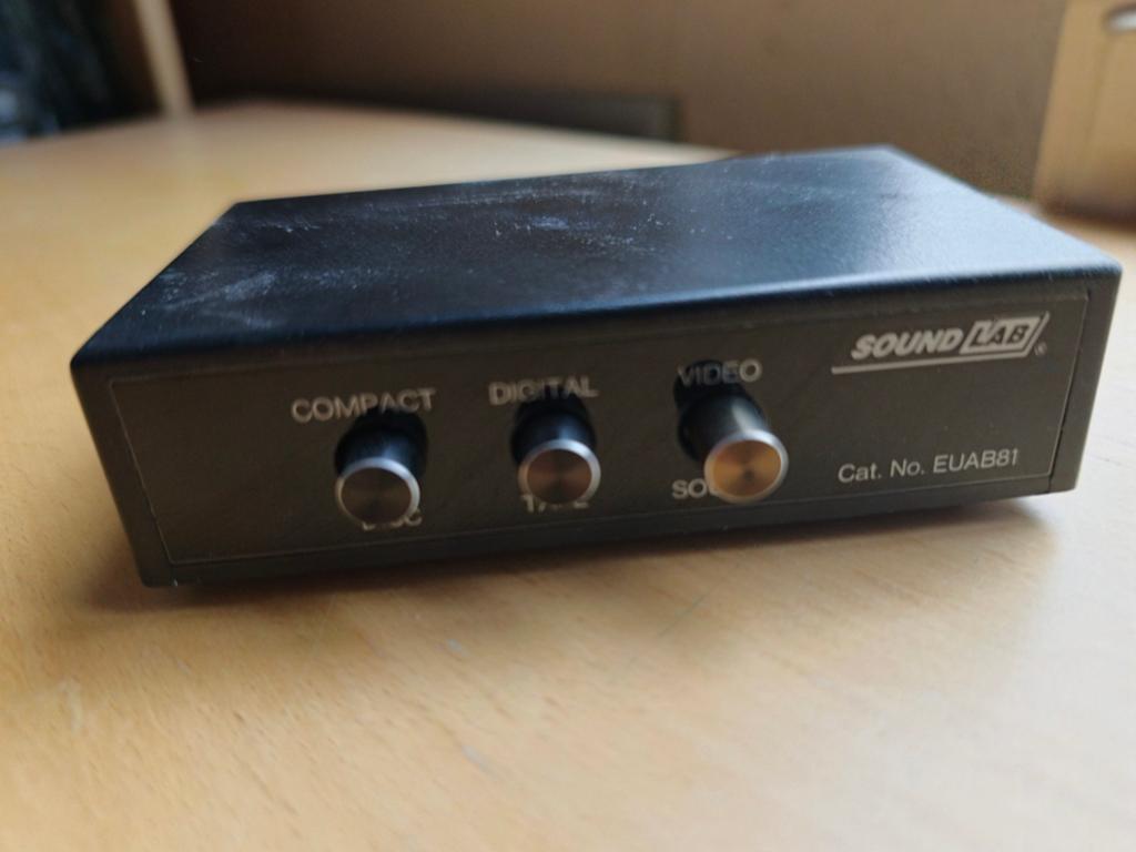 Sound Lab Audio/Video Selector EUAB81, Ophalen of Verzenden, Gebruikt