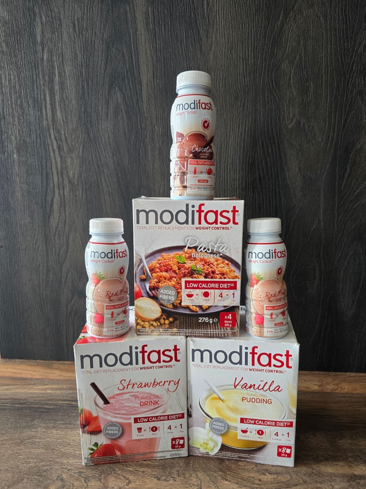Modifast Dieetpakket: Pasta, Drankjes & Pudding, Ophalen of Verzenden