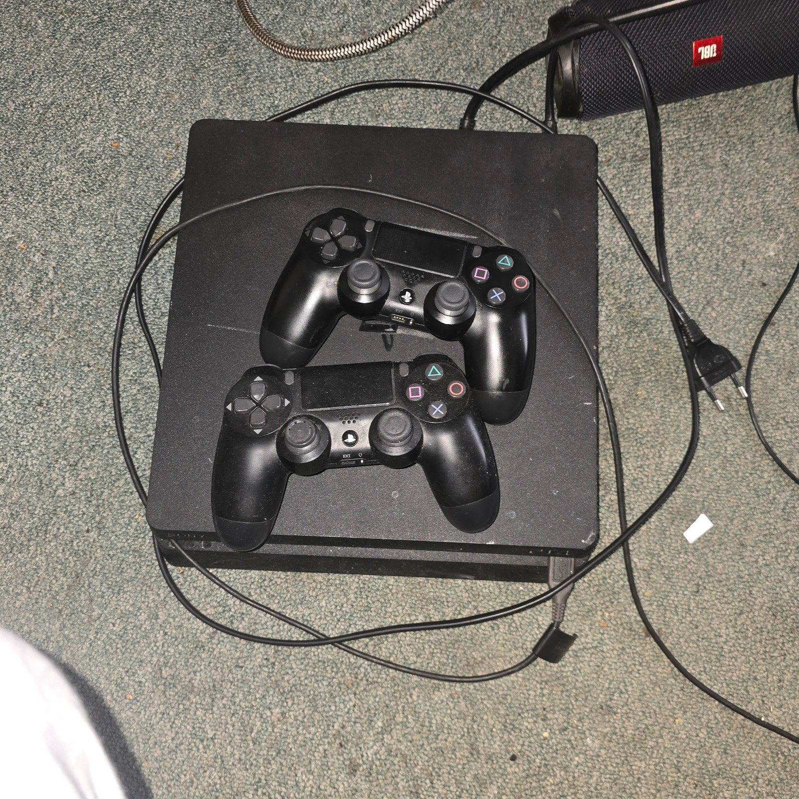 PlayStation 4 Slim met 2 controllers, Met 2 controllers, Ophalen of Verzenden, Slim, 500 GB