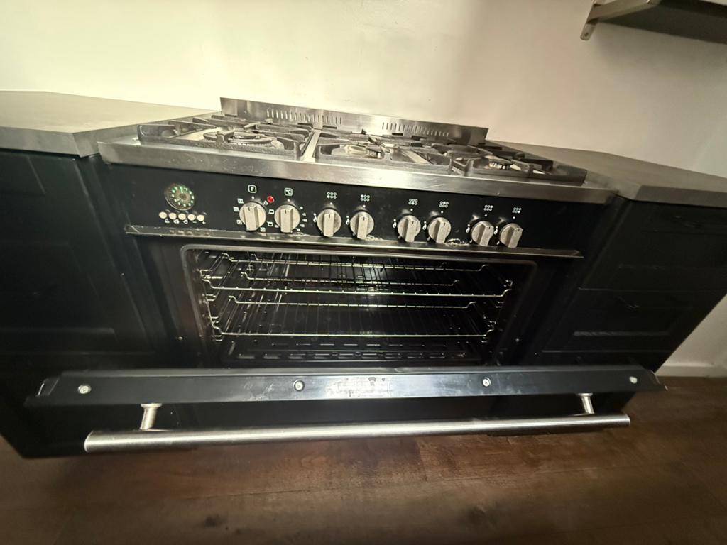M-System Fornuis met Gasfornuis en Oven, Witgoed en Apparatuur, Fornuizen, Ophalen, Gebruikt, 60 cm of meer, Gas
