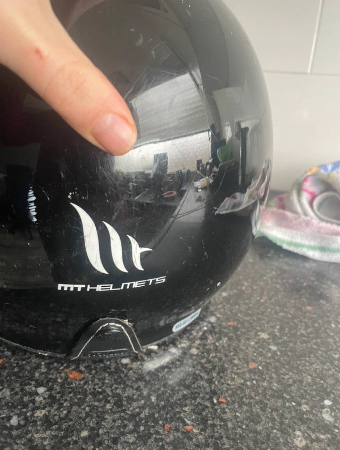 MT Helmets Jethelm - Maat S - Zwart, Heren, Jethelm, S, Tweedehands