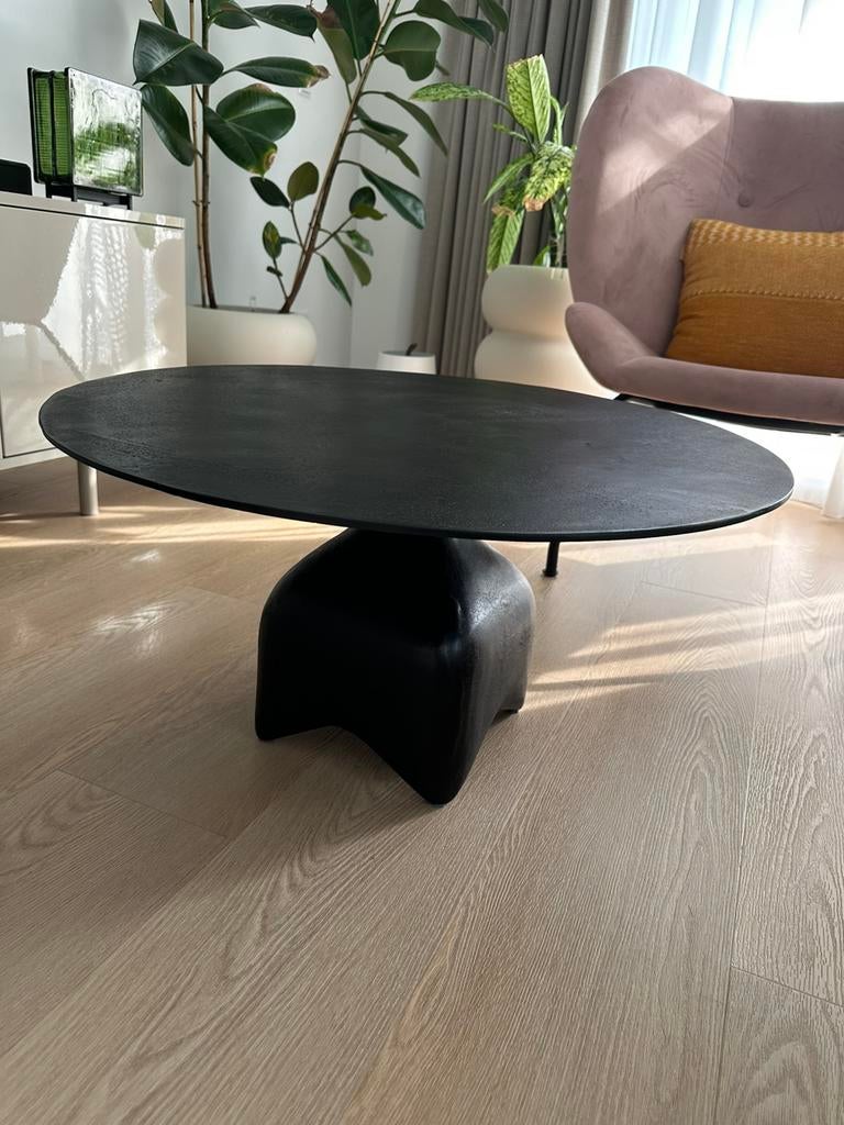 Woood salontafel, Huis en Inrichting, Tafels | Salontafels, Ophalen, 50 tot 100 cm, Rond, 50 tot 100 cm