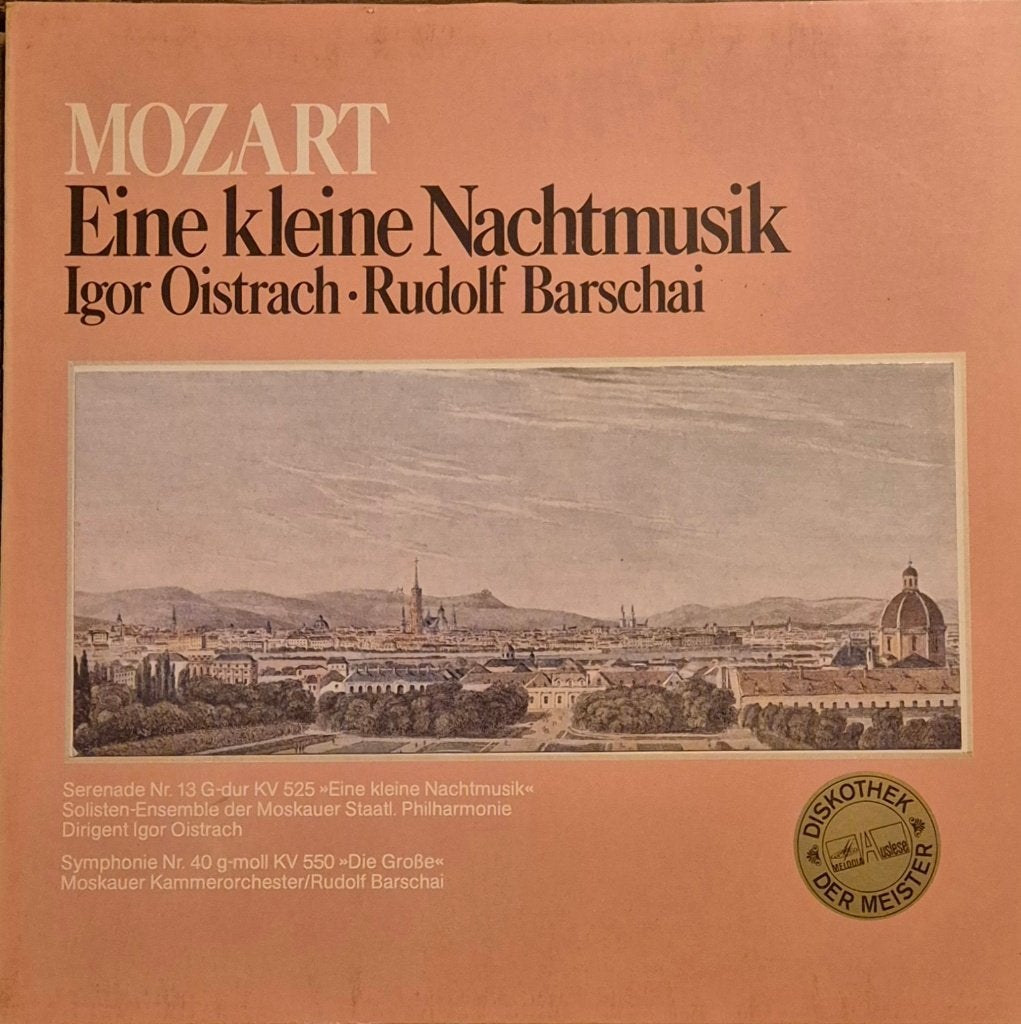Mozart Igor Oistrach Rudolf Barschai #l214#5V, LP, Gebruikt, Mozart, Opera of Operette
