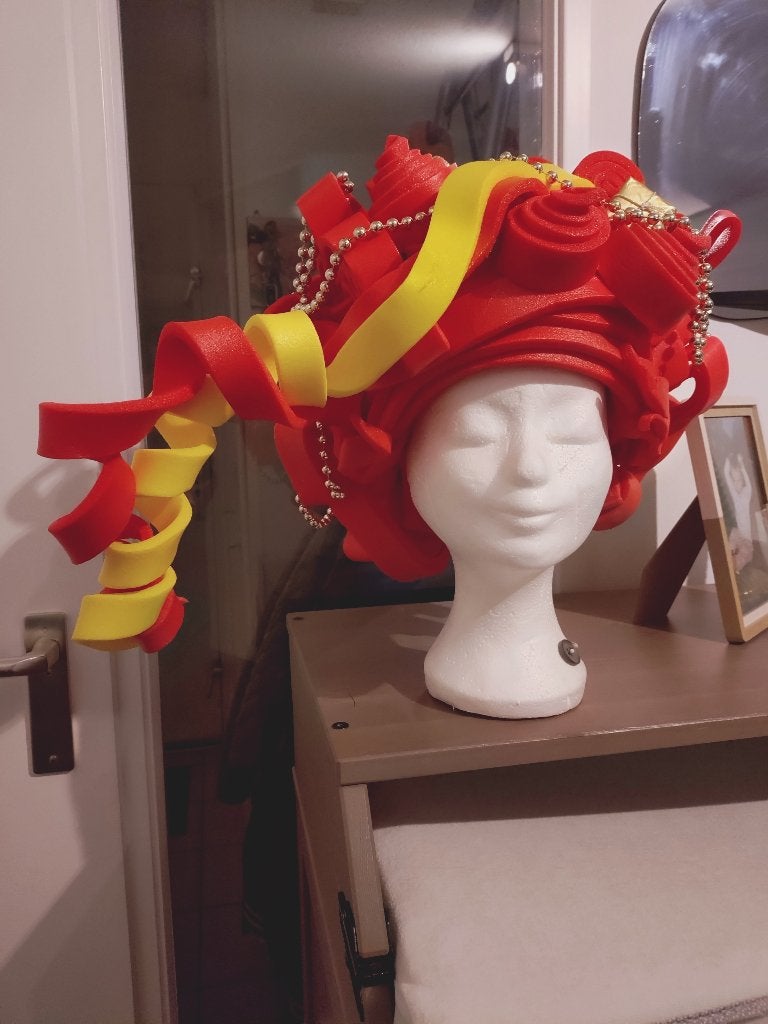 Handgemaakte Foampruik Carnaval, Carnaval, Accessoires, Handgemaakt, Gedragen