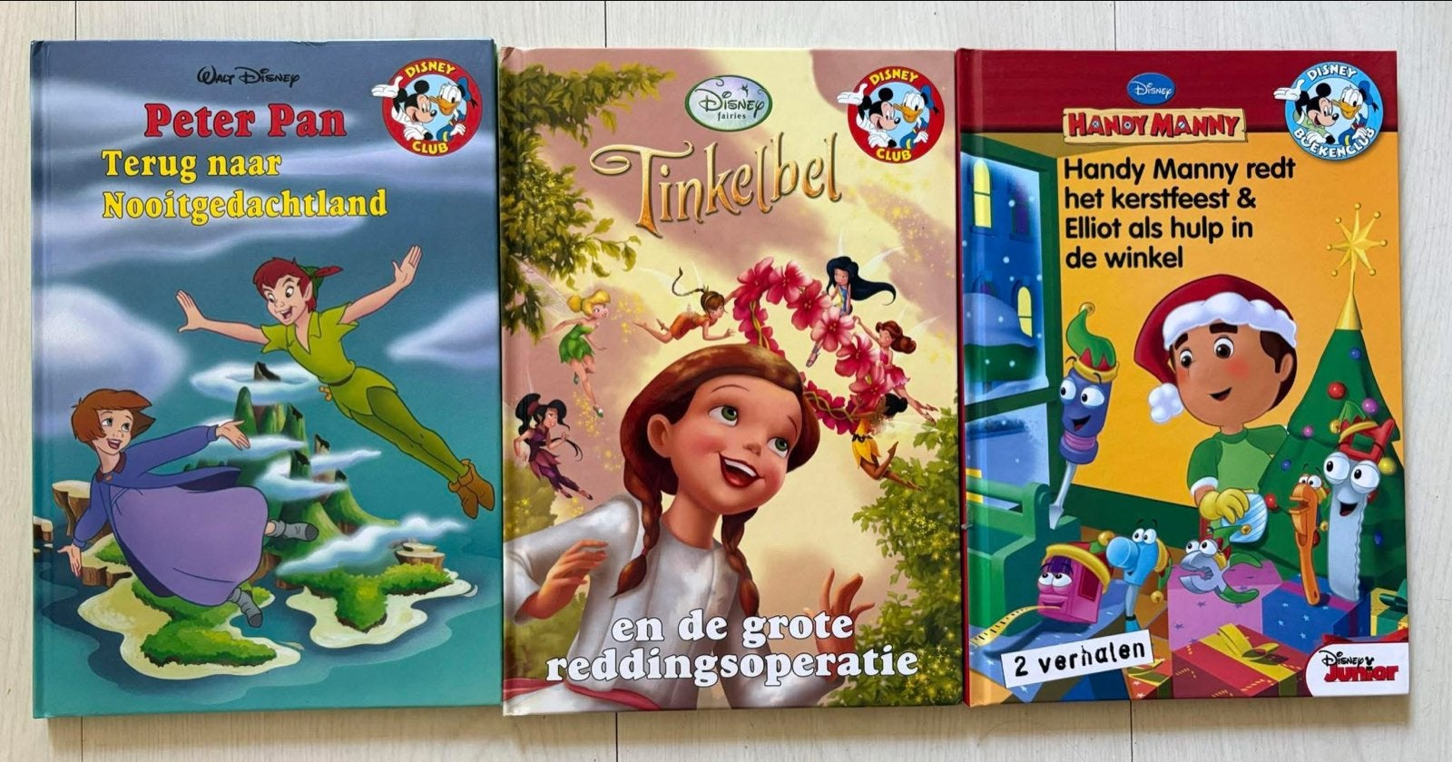 Disney boeken - Peter Pan, Tinkerbel, Handy Manny (Nieuw), Ophalen of Verzenden, Nieuw, Sprookjes