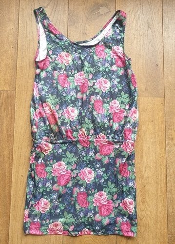 Zomerjurk met Rozenprint Only (M), Maat 38/40 (M), Only, Meerkleurig, Ophalen of Verzenden
