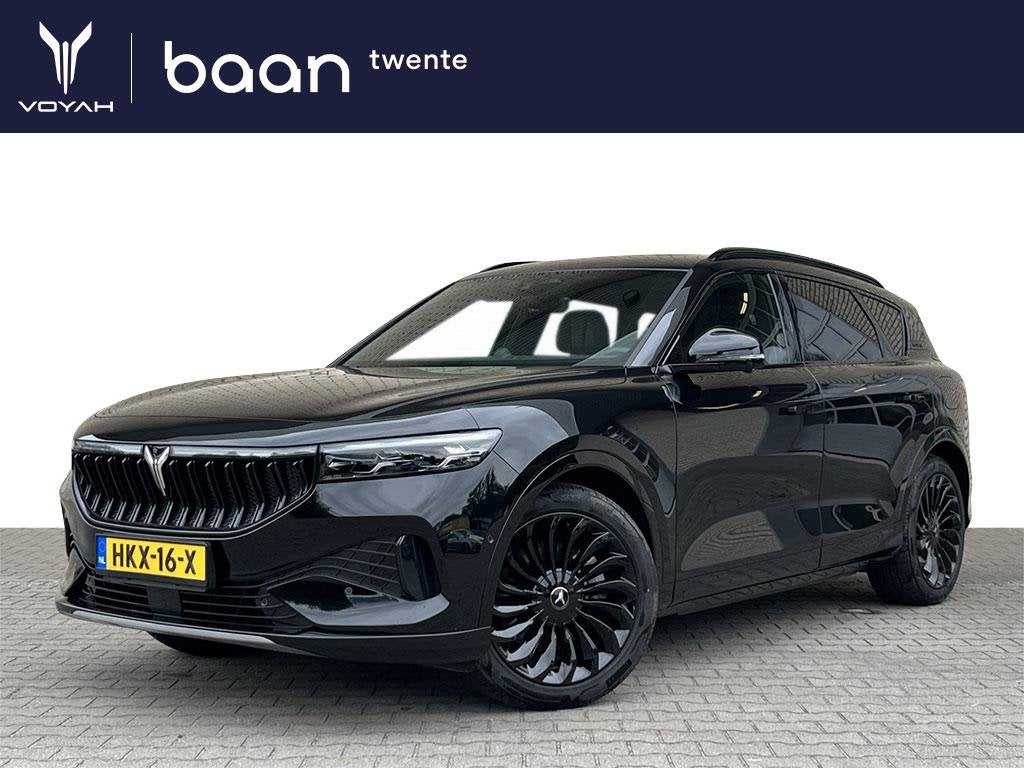 Voyah Free 4WD 106 kWh Business Trekhaak Black Line l Zwarte, Auto's, Voyah, Automaat, 12 maanden, Gebruikt, Zwart