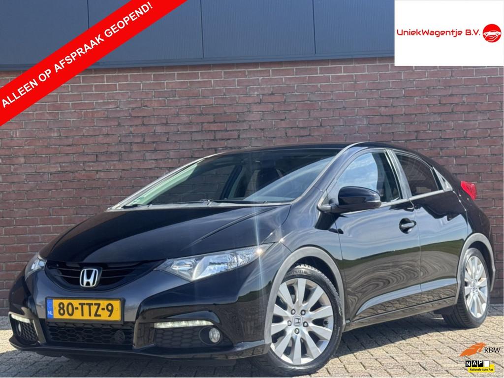 Honda Civic 1.4 SPORT | NL-AUTO! | NAVI! | CRUISE!, Voorwielaandrijving, Euro 5, Gebruikt, Zwart