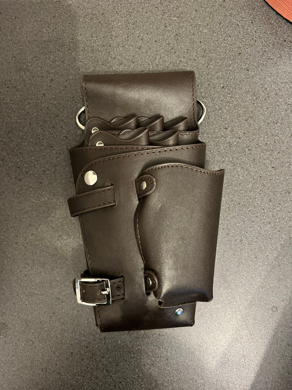 Kappers holster, Ophalen, Zo goed als nieuw, Bruin