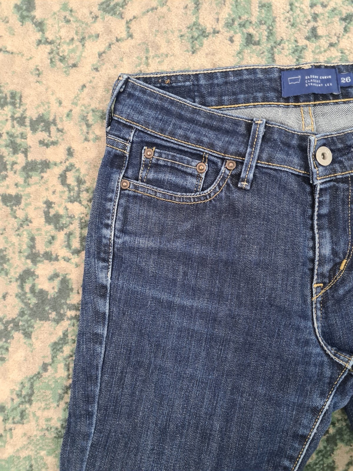 Levi’s slight curve classistraight leg W26 L30 WMN Tulsi2630, Blauw, Ophalen of Verzenden, Zo goed als nieuw, W27 (confectie 34) of kleiner