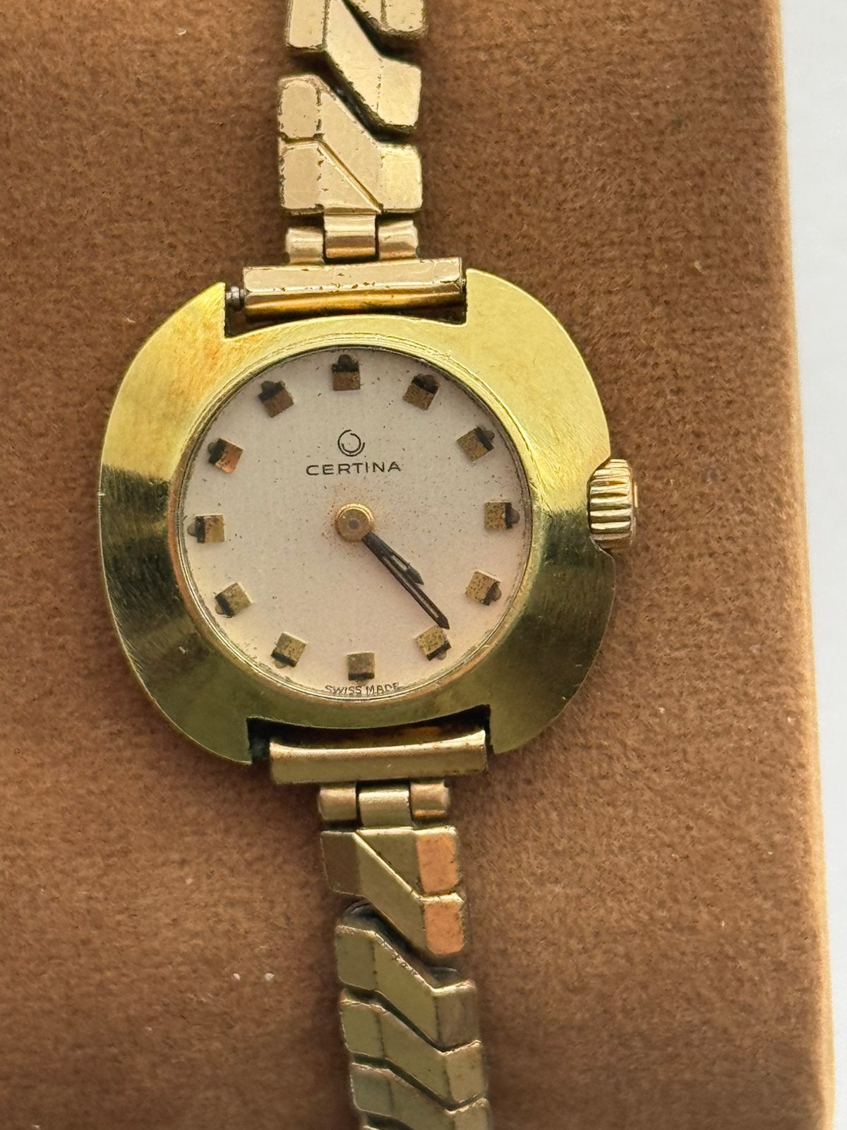 Certina dames horloge vintage – handopwind – Swiss made, Ophalen of Verzenden, Zo goed als nieuw, Staal, Overige merken