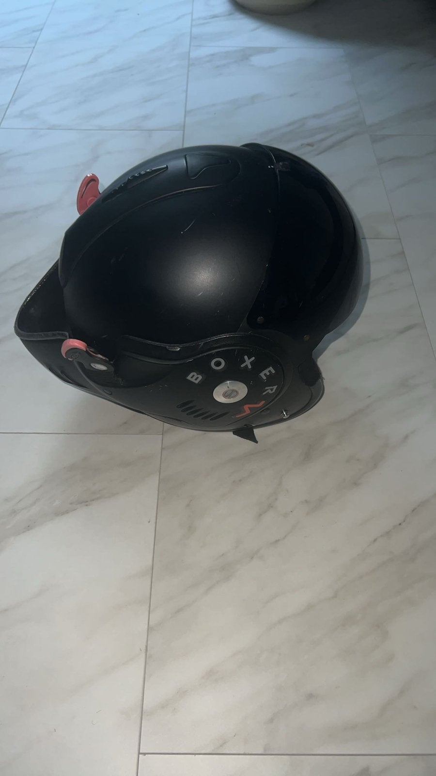 Boxer helm, Ophalen, Gebruikt