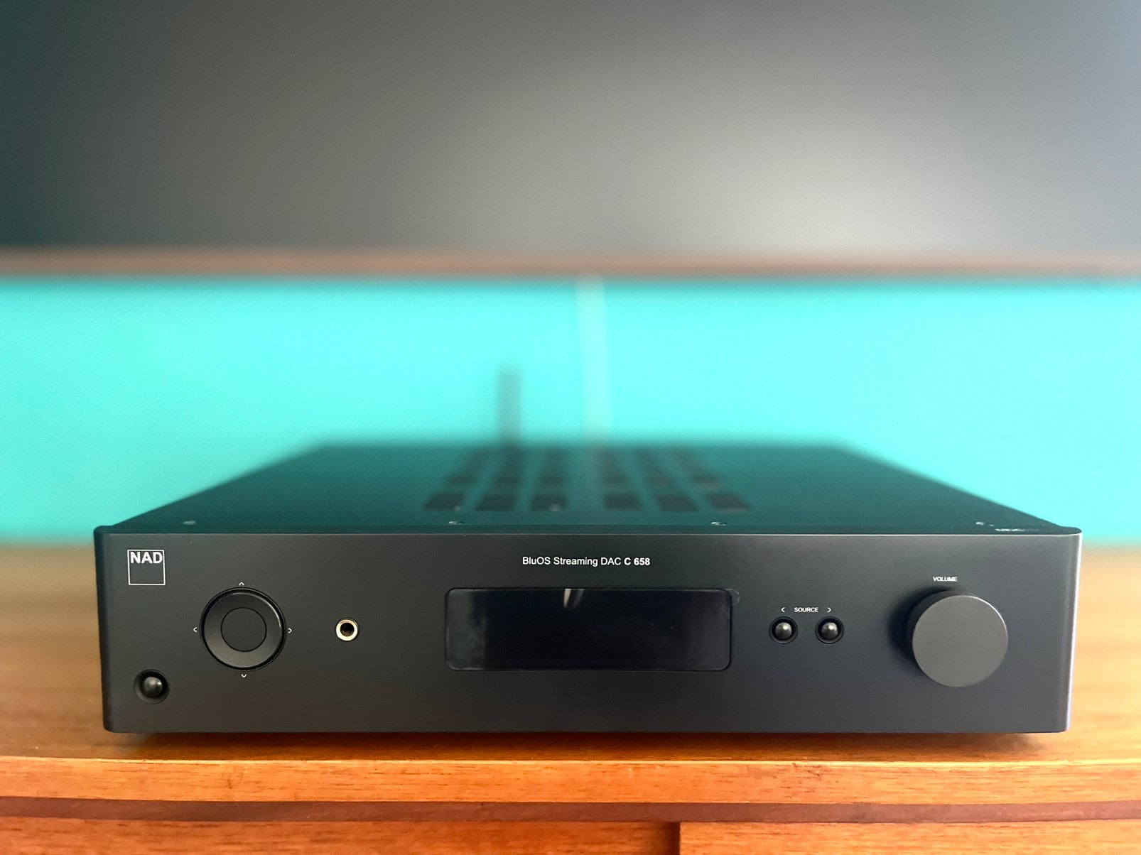 NAD C 658 BluOS Streaming DAC / Pre Amp – Als Nieuw., Ophalen of Verzenden, Zo goed als nieuw, HDMI, Zonder harde schijf
