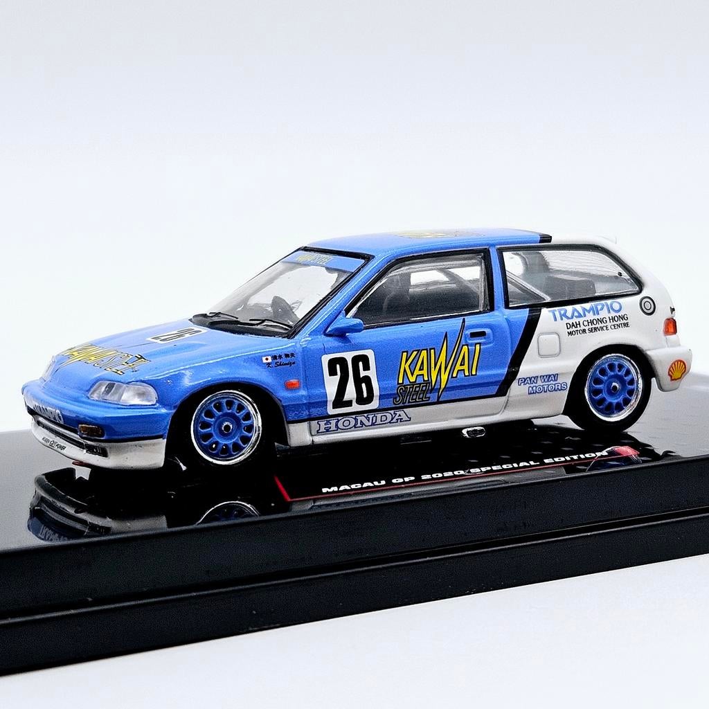 Inno64 Honda Civic EF3 Trampio Macau Guia Race, Auto, Unknown, Nieuw, Ophalen of Verzenden
