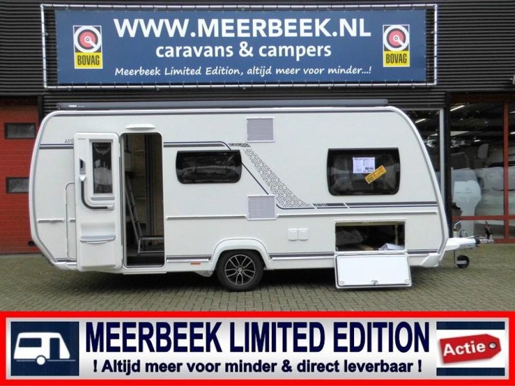 Fendt Apero 495 SKM 8724,=KORTING MOVER&THULE&am, Caravans en Kamperen, Caravans, Dwarsbed, Particulier, 1250 - 1500 kg, Overige