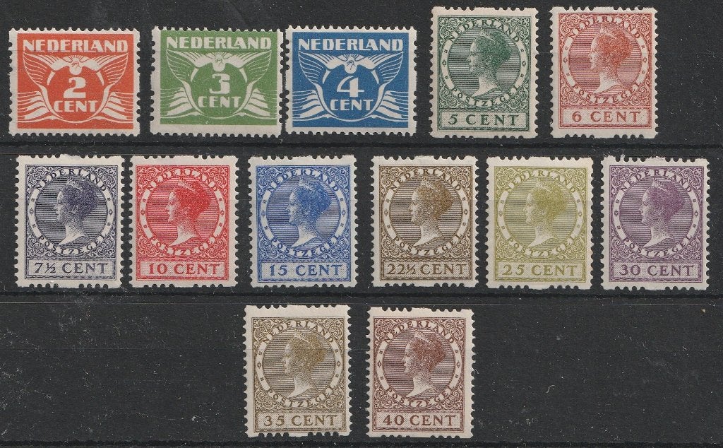 R19-R31 1926-27 Tweez.roltanding MNH, Ophalen of Verzenden, T/m 1940, Postfris