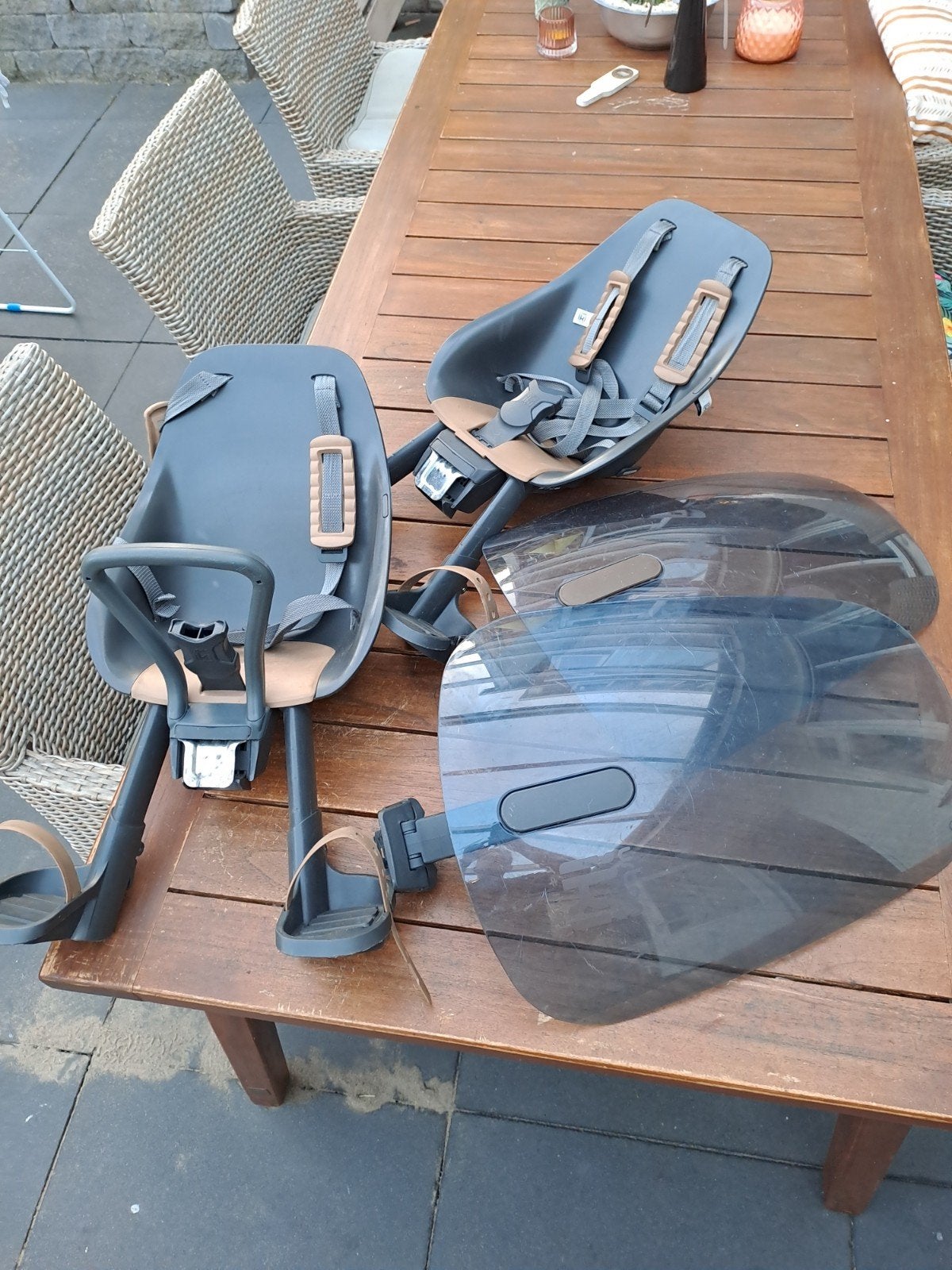 2 Urban Iki Fietszitjes voor met windscherm, Fietsen en Brommers, Ophalen, 0 t/m 18 kg, Voorzitje, Urban Iki