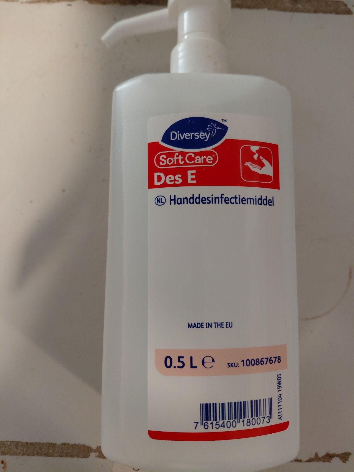 2 flessen hand desinfecteer, Ophalen of Verzenden