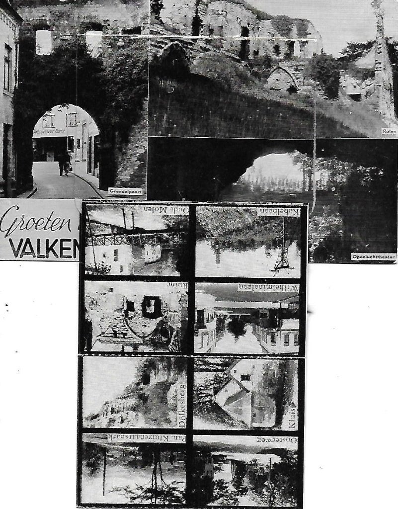 Valkenburg Klepjeskaart Oude ongelopen ansichtkaart ( 6950), Verzamelen, Ansichtkaarten | Nederland, Ophalen of Verzenden, 1960 tot 1980