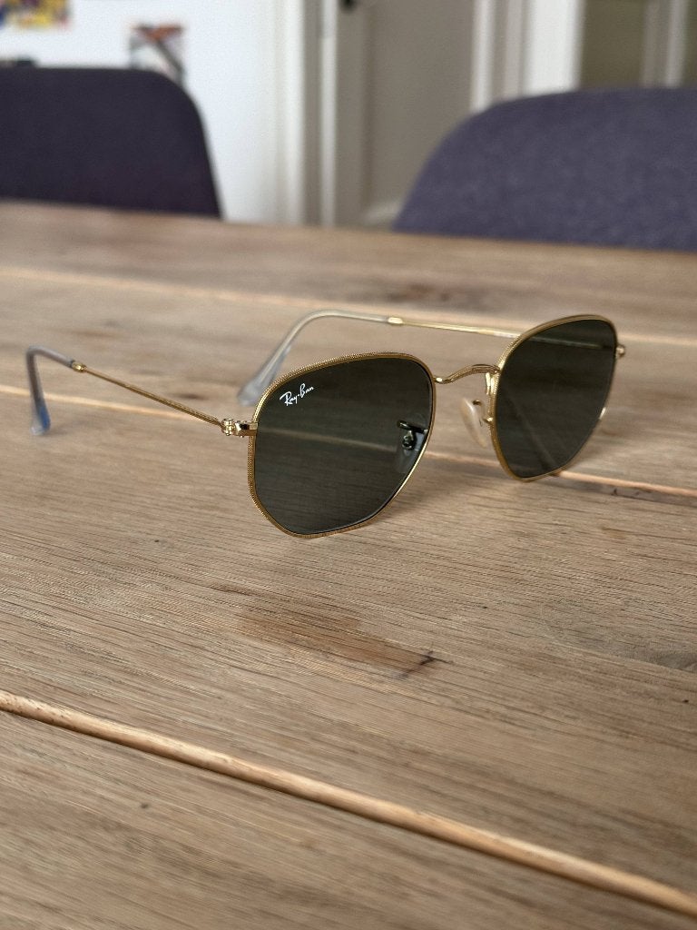 Ray-Ban zonnebril Hexagonal RB3548 001/3F, Sieraden, Tassen en Uiterlijk, Zonnebrillen en Brillen | Dames, Zonnebril, Blauw, Ophalen of Verzenden