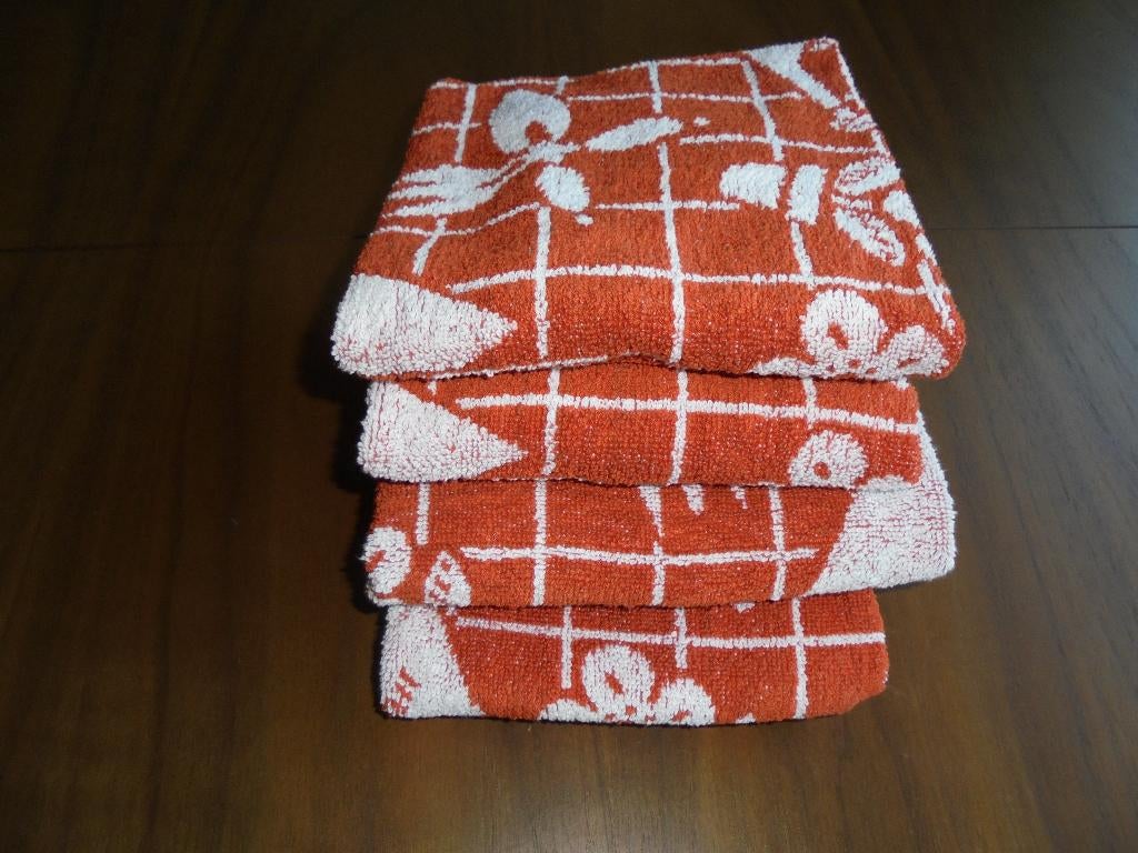 4 keukendoeken nieuwe, Huis en Inrichting, Keuken | Textiel, Ophalen of Verzenden, Nieuw, Bruin, Theedoek of Handdoek