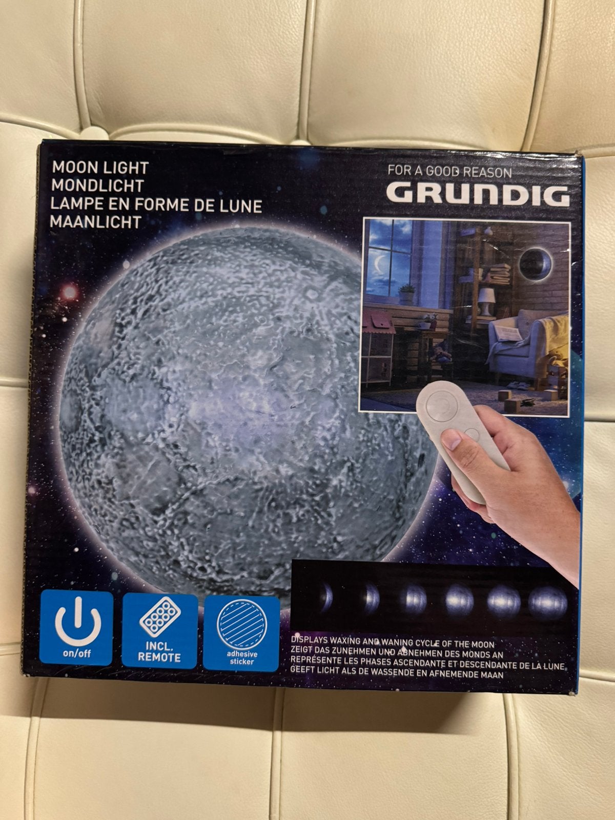 Maanlicht lamp - Moon Light Lamp van “ GRUNDIG”, Muziek en Instrumenten, Ophalen of Verzenden, Zo goed als nieuw, Overige typen