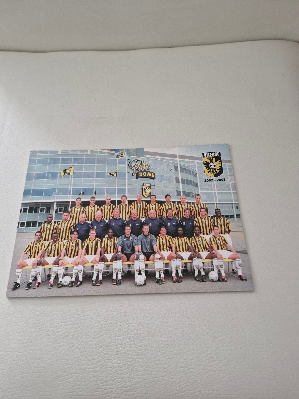 Vitesse elftalfoto 2002-2003 - Originele ansichtkaart, Ophalen of Verzenden, Vitesse