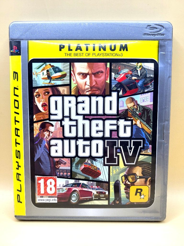 Grand Theft Auto IV Platinum - Playstation 3 - PS3, Avontuur en Actie, Vanaf 18 jaar, 1 speler, Sony support