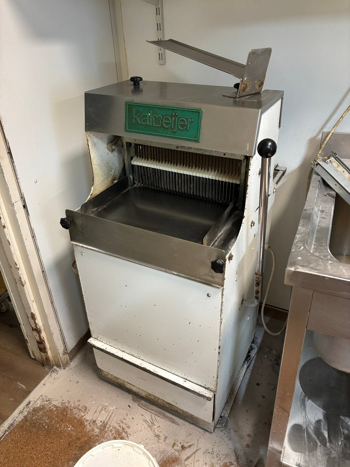 Kalmeijer Broodsnijmachine - Gebruikt, Zakelijke goederen, Horeca | Keukenapparatuur, Bakkerij en Slagerij, Gebruikt, Ophalen