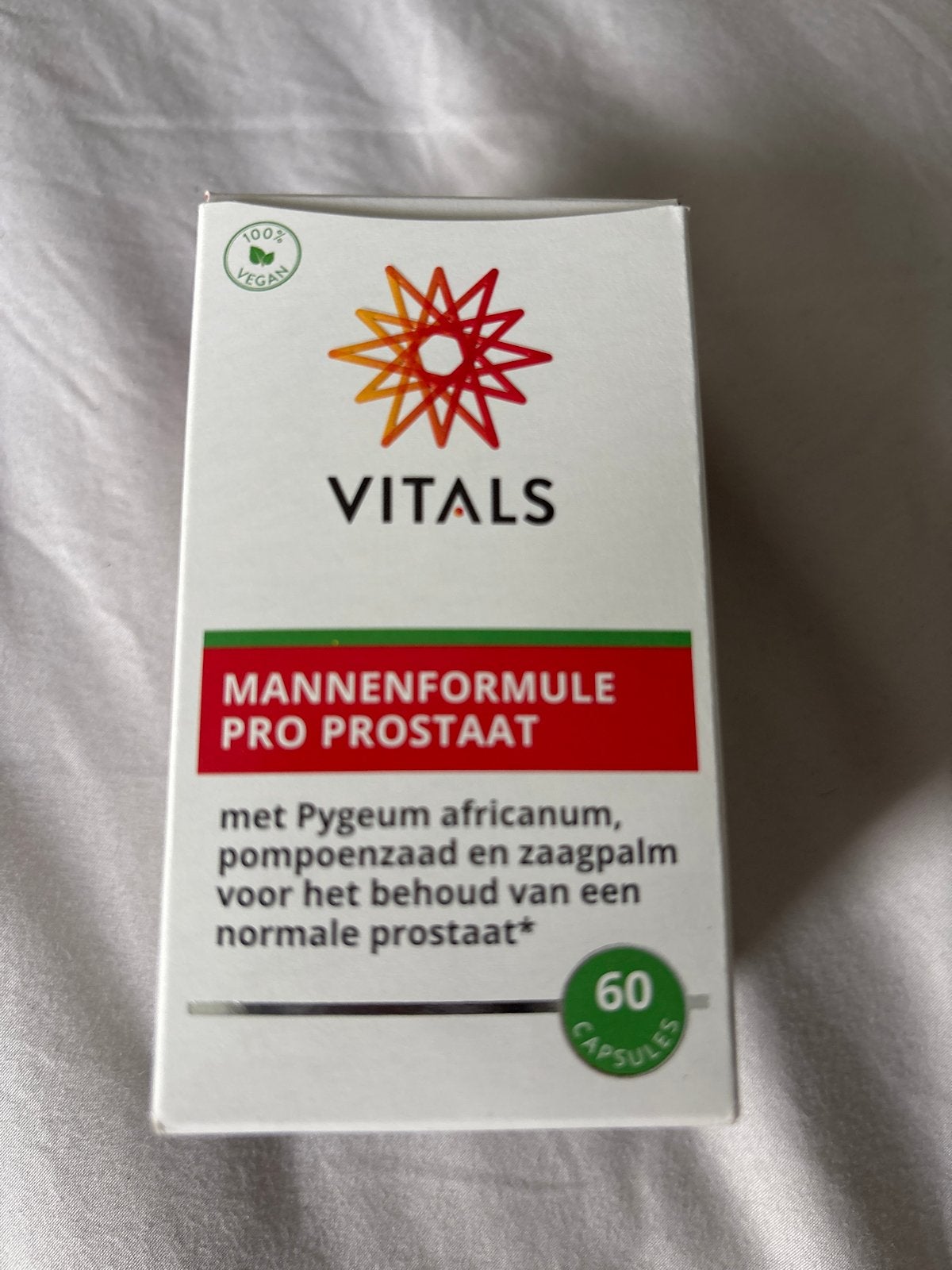 Vitals Mannenformule Pro Prostaat - 60 capsules, Ophalen of Verzenden, Nieuw, Poeder of Drank