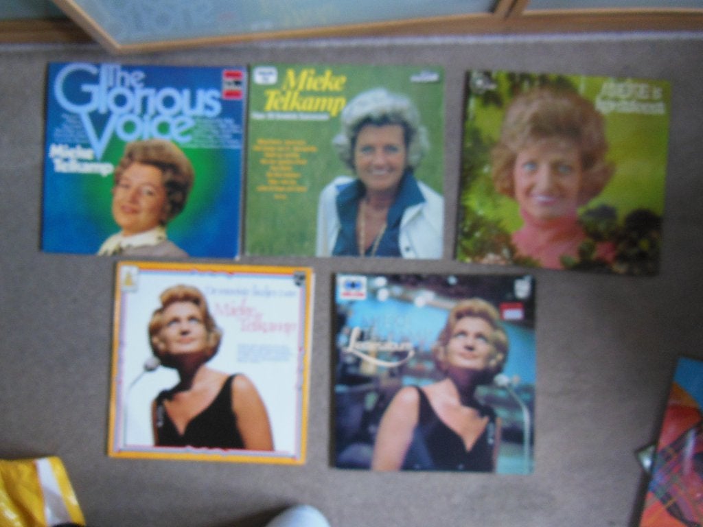 5 x MIEKE  TELKAMP  LP  -  1965/75, LP, Gebruikt, Overige formaten, Levenslied of Smartlap