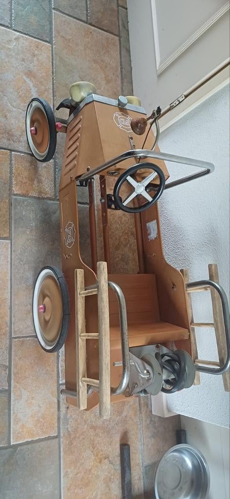 Vintage Brandweer Trapauto - Jaren '30 Stijl, Ophalen
