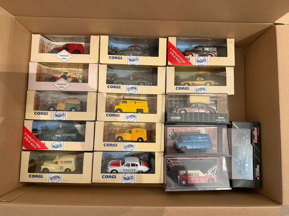 Dozen met corgi’s, Ophalen, Auto, Corgi