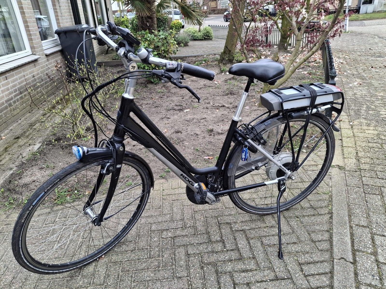 Koga E-Bike - Zwart/Zilver - Goede Staat, 51 tot 55 cm, Ophalen, Gebruikt, 30 tot 50 km per accu