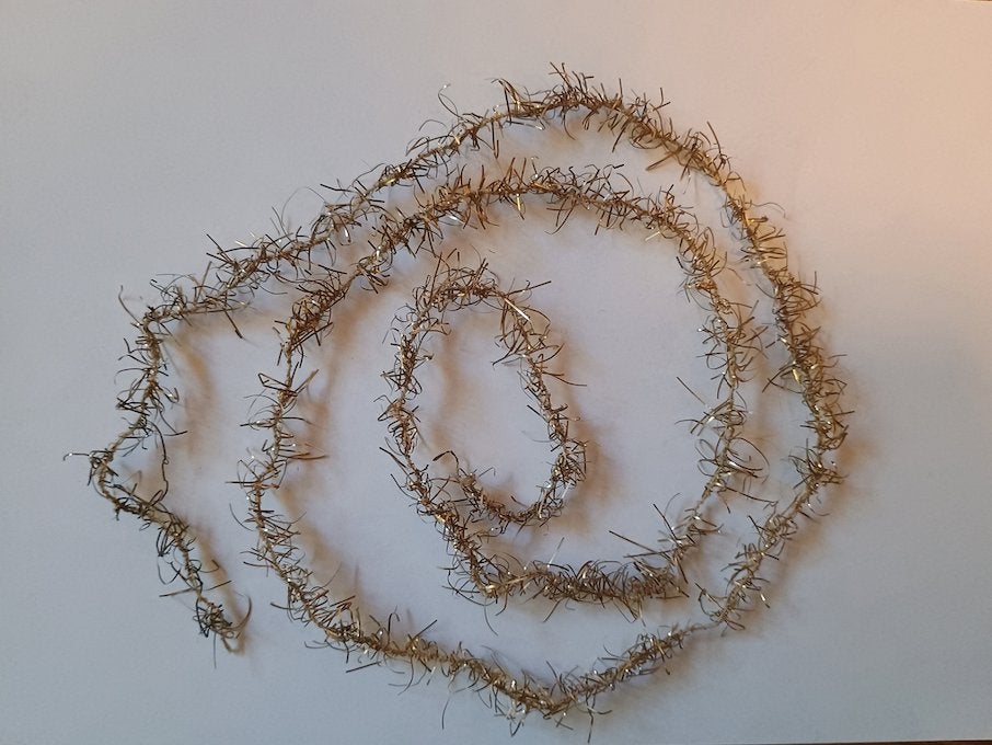 oude kerstslinger tinsel, 110 cm, ca 1910, Ophalen of Verzenden