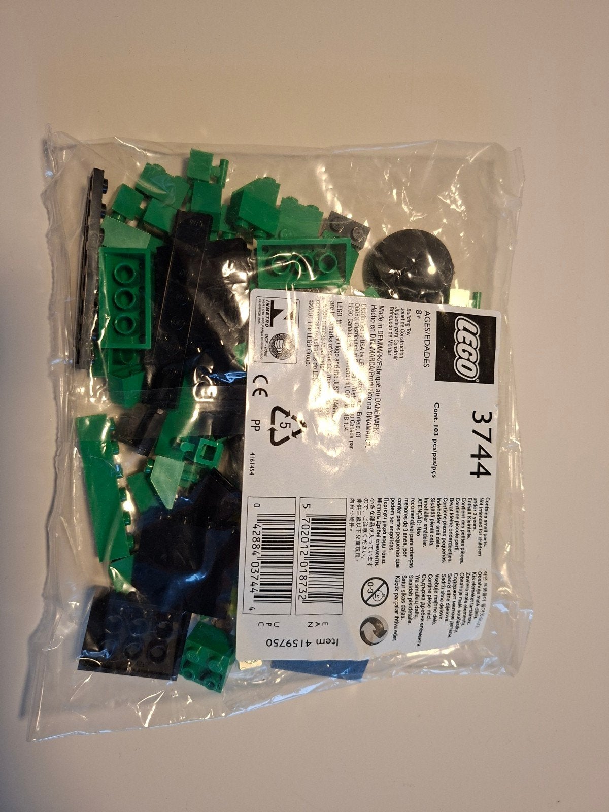 Lego set 3744 Nieuw (9V trein serie), Overige thema's, Lego, Nieuw, Ophalen of Verzenden