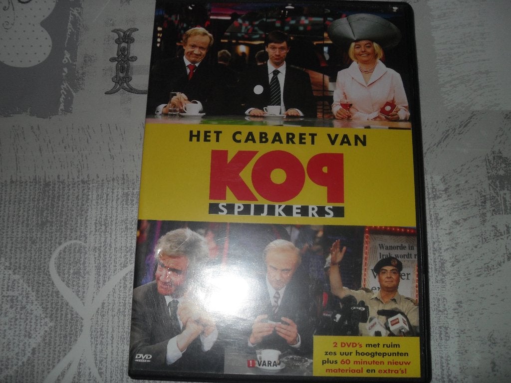 2 DVD SET HET CABARET VAN KOPSPIJKERS., Eerste persing, Stand-up of Theatershow, Overige artiesten, Alle leeftijden