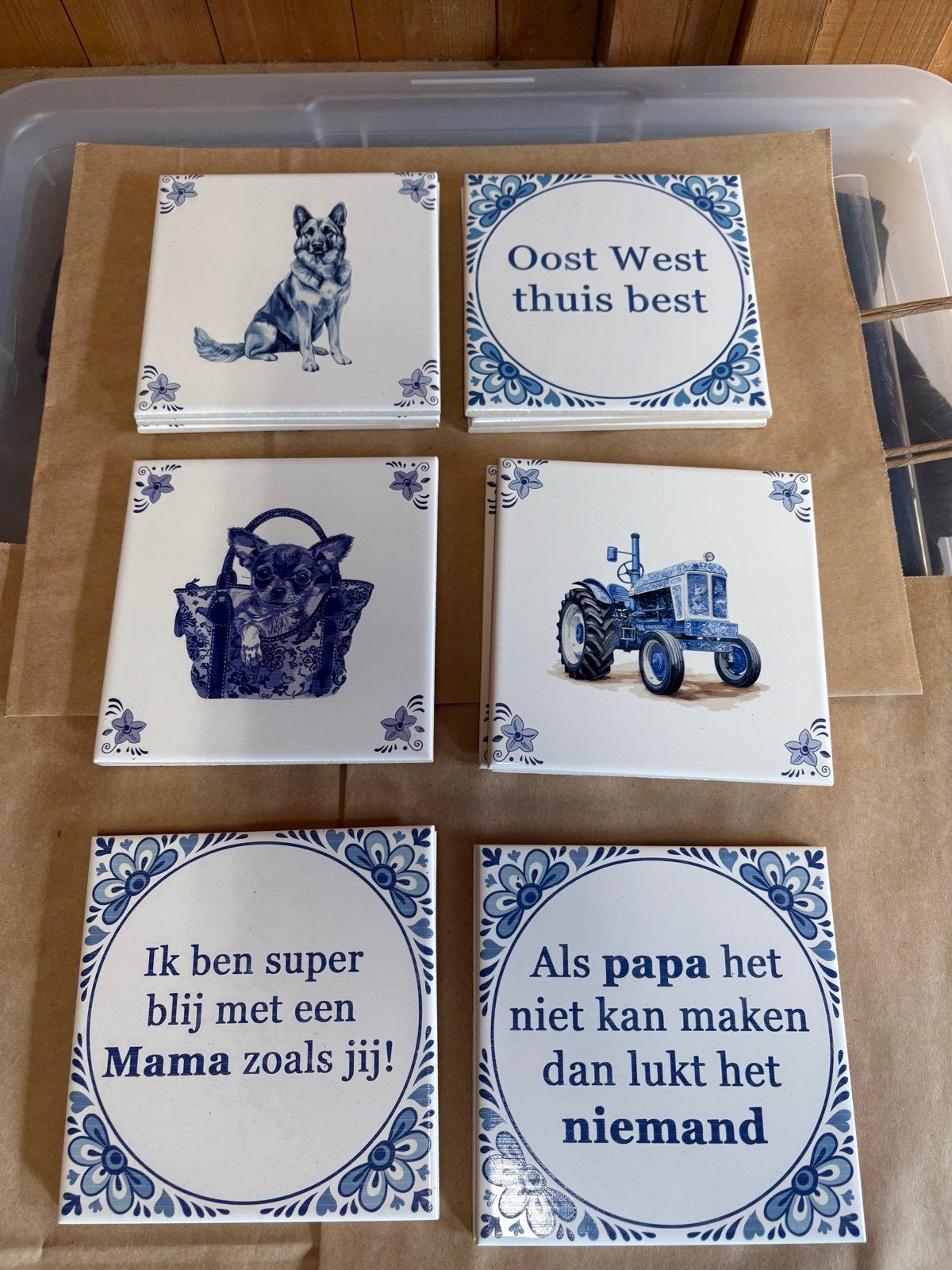 Partij Delfts Blauwe Tegels, Ophalen, Nieuw
