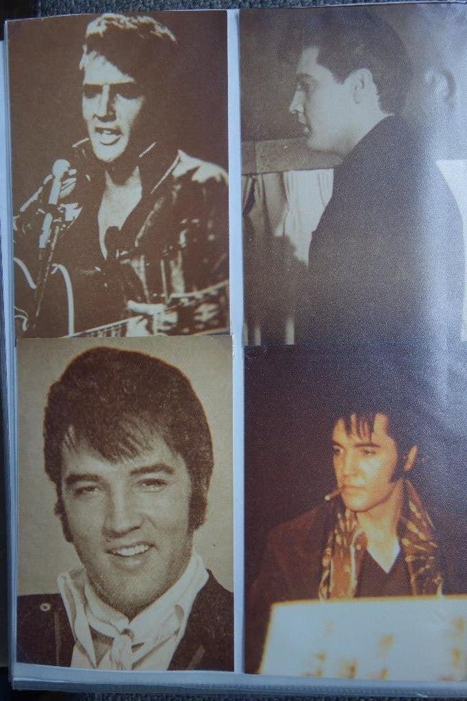 Elvis Presley foto’s 4 maal, Ophalen of Verzenden, Zo goed als nieuw, Foto of Kaart