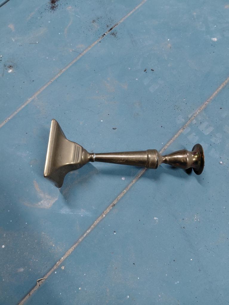 Koperen kandelaar, Antiek en Kunst, Antiek | Kandelaars, Ophalen of Verzenden, Koper of Brons