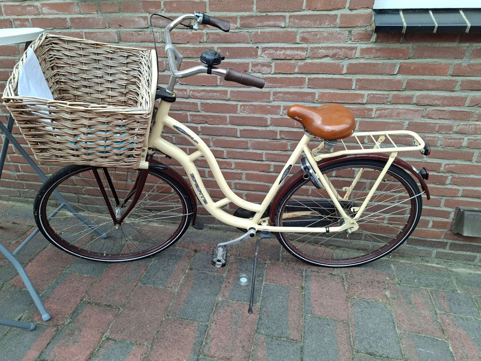 Sparta stadsfiets - opknapper met mand, Ophalen, Gebruikt, Sparta