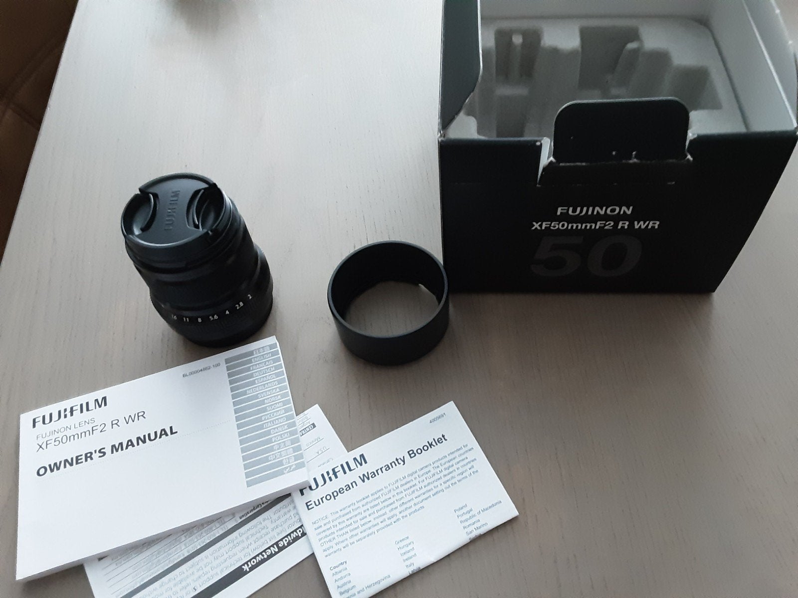 Fujinon XF50mmF2 R WR lens voor Fujifilm X-mount, Audio, Tv en Foto, Fotografie | Lenzen en Objectieven, Ophalen, Fujifilm, Autofocus