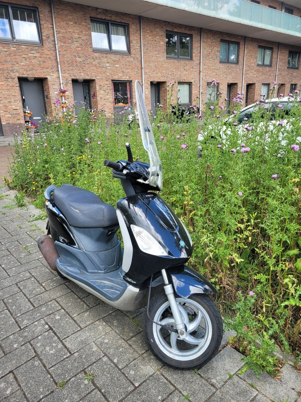 Piaggio fly snor scooter 2005 4 takt, Fietsen en Brommers, Scooters | Piaggio, Ophalen, Gebruikt, Benzine, Fly