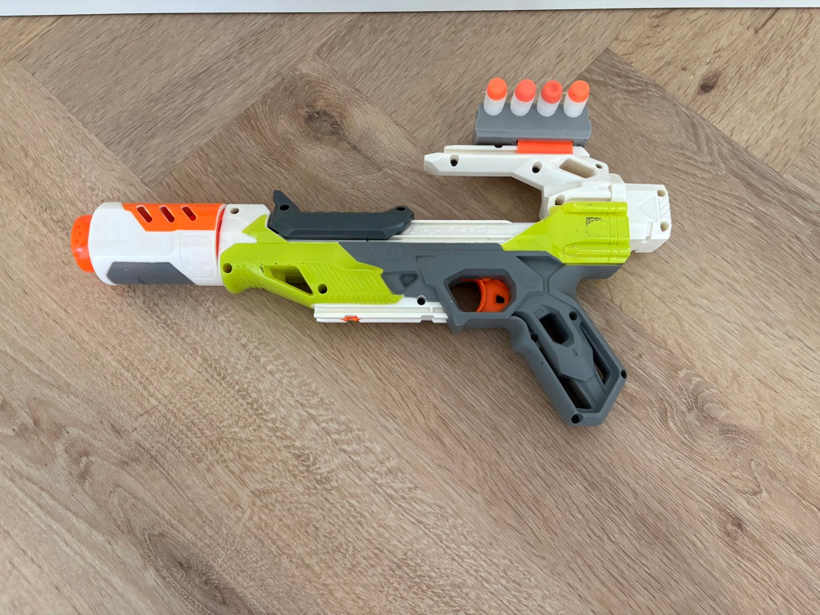 NERF N-Strike Modulus Ionfire, Ophalen of Verzenden, Gebruikt, Jongen of Meisje