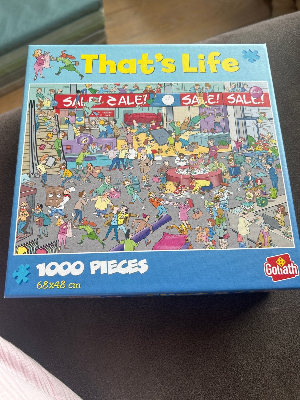 That's Life Legpuzzel 1000 Stukjes Goliath, Ophalen of Verzenden, 500 t/m 1500 stukjes, Gebruikt, Legpuzzel
