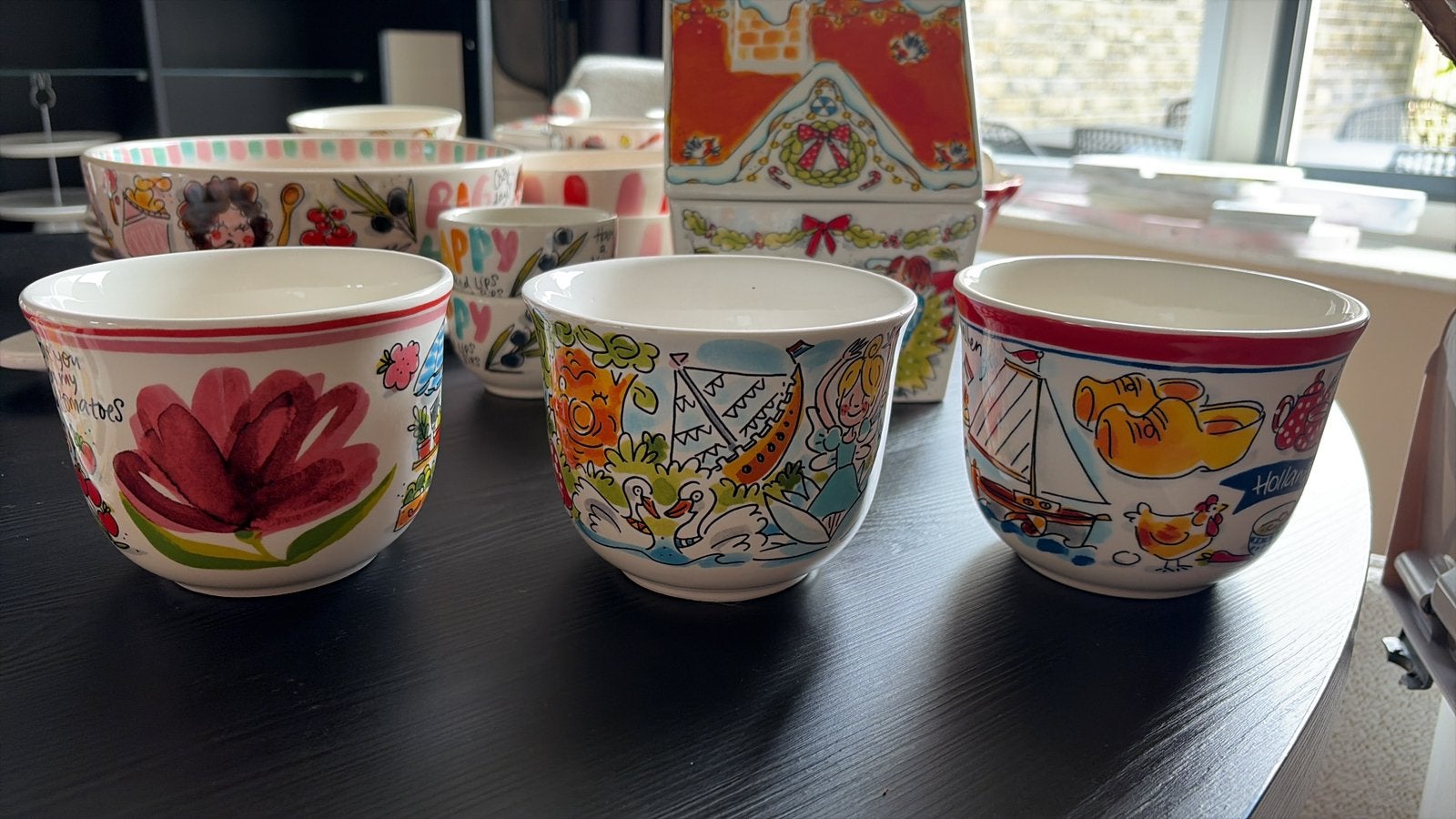 3 soepkommen Blond Amsterdam, Ophalen, Gebruikt, Aardewerk, Kom(men)