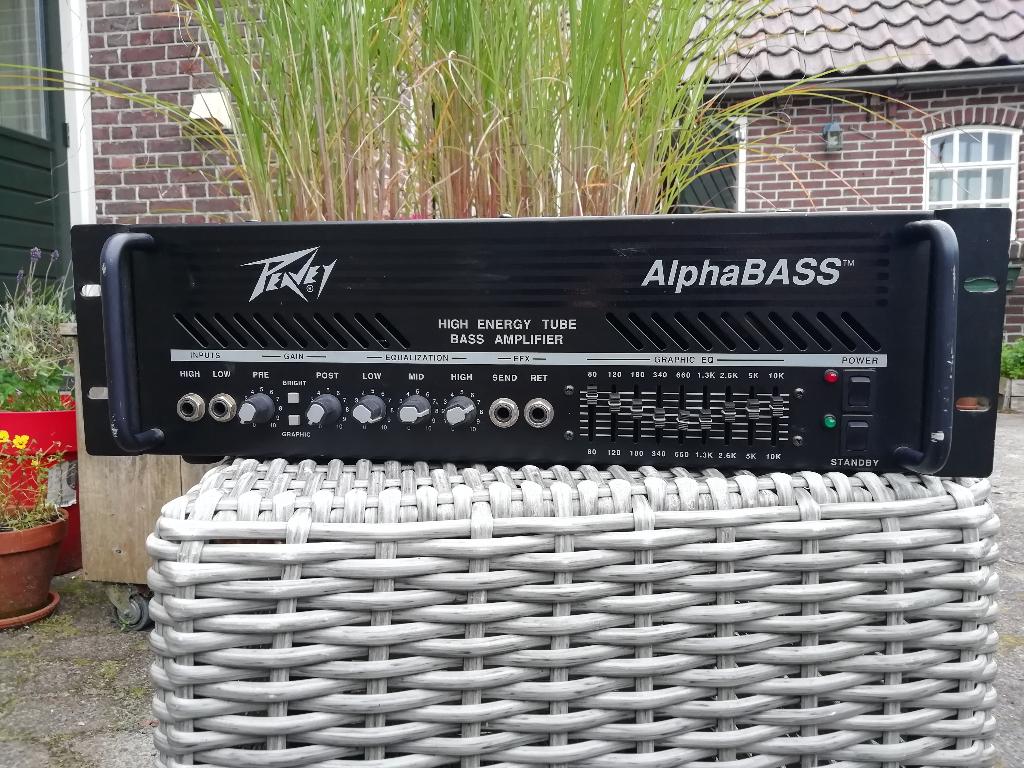 Peavey Alphabass 160W full tube buizenversterker, Ophalen of Verzenden, Gebruikt, Basgitaar, 100 watt of meer
