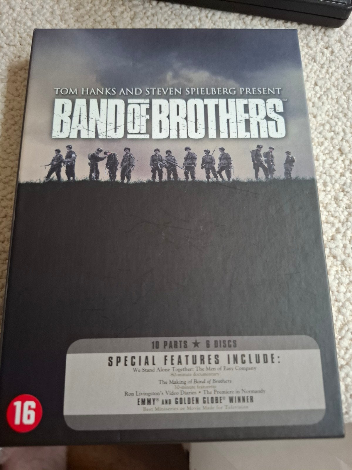 band of brothers 6 discs flat case, Ophalen of Verzenden, Zo goed als nieuw
