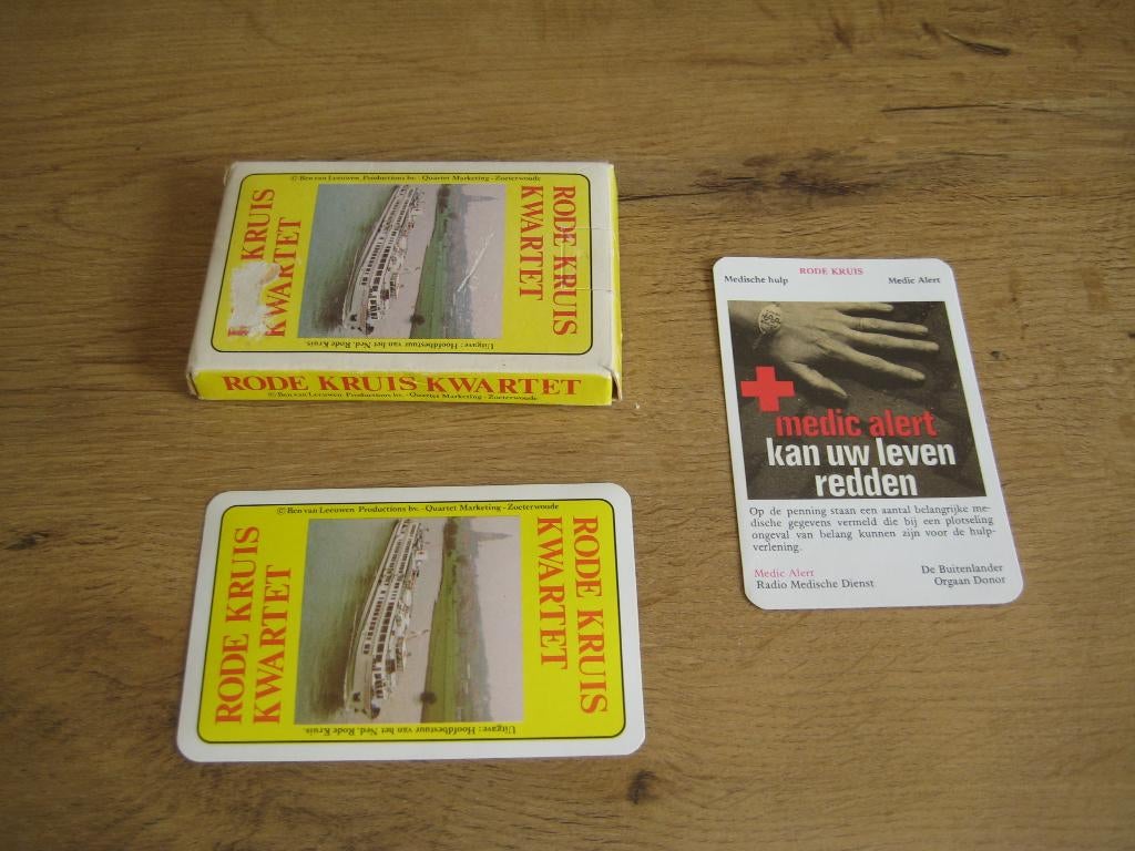kwartet spel rode kruis kwartet, Ophalen of Verzenden, Zo goed als nieuw, Kwartet(ten)