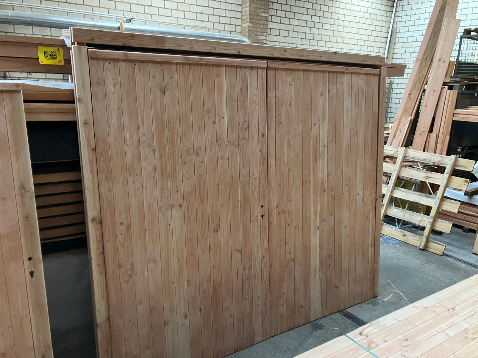 Douglas dichte dubbele deur xxl 255x209, Ophalen, Nieuw, 250 cm of meer, Planken